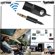 LET Bluetooth Audio Receiver, Dongle Cable USB To 3.5mm Bluetooth Aux Adapter,  Wireless Adapter Bluetooth 5.0 Car Audio Aux