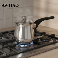 [AWHAO] Turkish Coffee Pot Multi Functional Cezve Ibrik Pot 180ML Swelling