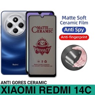 POCO C75 / Redmi 14C 4G Anti Spy Screen Protector (CERAMIC MATTE PRIVACY)