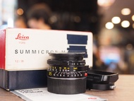 [ 散景之王 ] 全套有盒 Leica Summicron-M 35mm F/2 v4 Pre-Asph (7 elements) king of bokeh / 35 / 七枚玉 / 七枚