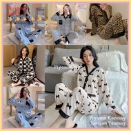 PajamasCity PC459 WhitePita -(P10/PX10)- MilkSilk Pajamas | Imported Women's Pajama Sleepwear Set | 