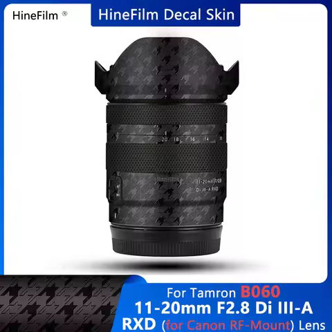 Hinefilm Skin for Tamron 1120 f2.8 for Canon Mount Lens Decal Skin 11-20 f2.8 Wrap Cover for Tamron 