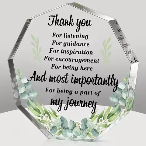 1pc Acrylic Colleague Leaving Farewell Gift Thank You Gift For Friends Nurse Teacher Memorial Decora