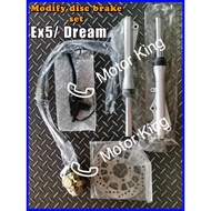 Modify Disc Brake Set OEM Honda Ex5 / Ex5 Dream (Master Pump Sorok) Brake Package Set with Front For