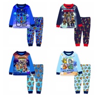 [SG SELLER] Kids Cuddle me long sleeve cuddle me cotton roblox minecraft poke pyjamas children sleep