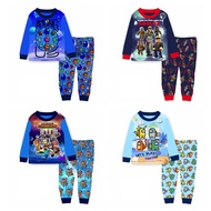 [SG SELLER] Kids Cuddle me long sleeve cuddle me cotton roblox minecraft poke pyjamas children sleepwear boys girls