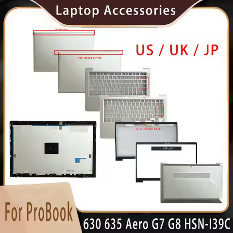 New For HP ProBook 630 635 Aero G7 G8 HSN-I39C;Laptop Accessories Lcd Back Cover or Palmrest or Bott