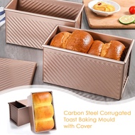 Toast box 450g Non Stick Loaf Pan Loaf Tin Bread Pan Bread Loaf Pan Pullman box tray With Lid Baking