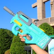 Electric Water Guns P90 Toy High Capacity Pressure Full Automatic Summer Shooting Rifle For Children Adults Beach Pool Games