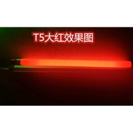 T4T5 Color Fluorescent Tube Red Yellow Blue Green White Tri-Base Mirror Headlight Tube 6W8W12W14W21W