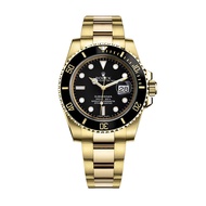 Rolex Submariner Type Series 18K Gold 40mm Automatic Mechanical Men's Diving Watch 116618 Black Water Ghost