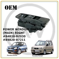 Perodua Kelisa Kenari Power Window Main Switch Right 84820-BZ030 84820-87211