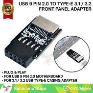 USB 9 Pin 2.0 to Type C Front Panel Adapter Motherboard Mobo Converter Type-C 3.1 3.0 3.2 Adapter Ca
