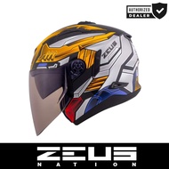 Zeus Helmet ZS-613 Gundam Special Edition White and Red (Smoked Visor Included)