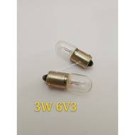 BAS9 3W DC6V3 DC Bulb.(3PCS/PACK).