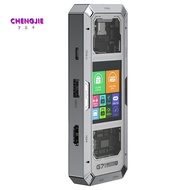 HUB Docking G71 7 in 1 Aluminum Alloy  Smart Screen Display 4K60Hz Upgradeable Docking Station
