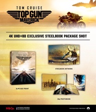 Top gun Maverick Korea exclusive steelbook 4k uhd Blu-ray 2d 藍光限量鐵盒壯志凌雲2獨行俠 中字