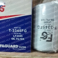 T-3345 LF3345 BACKHOE ENGINE OIL FILTER 580K/SK/L/SL/M1 MINYAK HITAM