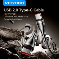 Vention USB Type C Cable 240W Fast Charging PD3.1 USB-C to Type C 5A Ultra-Fast Charge For MacBook P