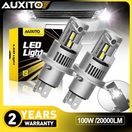 AUXITO Q16 2Pcs H4 LED Headlight 100W 20000LM Super Bright H4 9003 Hb2 Car Headlight Auto Car Headla