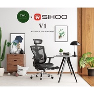 ﹊▪℡Sihoo V1 with Built-in Footrest Ergonomic Office &amp; Gaming Chair with 2 year warranty Sihoo offici