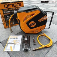 DINGQI โรลม้วนสายลม สายลม ความยาว 20 เมตร รุ่น ART:76120 พร้อมอุปกรณ์เสริม สายลมอย่างดี ใช้กับปั๊มลม