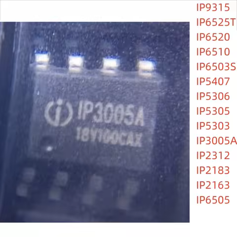 1PCS IP2163 IP2183 IP2312 IP3005A IP5303 IP5305 IP5306 IP5407 IP6503S IP6505 IP6510 IP6520 IP6525T I