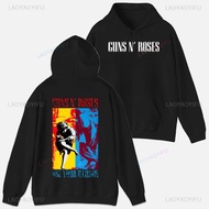 Guns N' Roses Custom Sweatshirt Funny Clothing Unisex Streetwear Hoodie Clothes Men Tops Graphic Lon