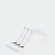 Adidas Lifestyle Thin and Light No-Show Socks 3 Pairs Unisex White HT3463