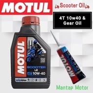 MOTUL Engine Oil Scooter 4T 10w40 Gear Oil 5w40 Motul Scooter