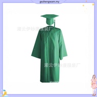 Jubah Konvo Dewasa Academic Graduation Gown With Mortarboard Robe for University Convocation Gown