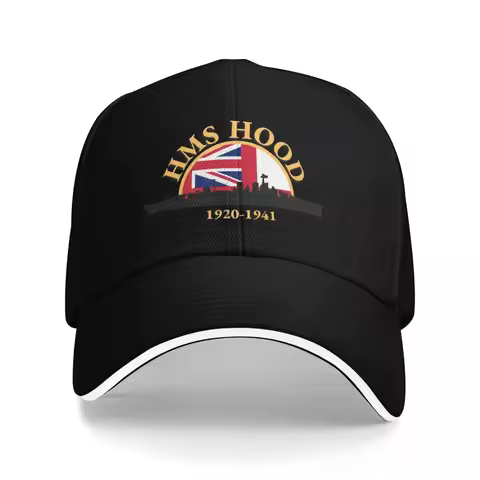 HMS Hood Royal Navy Battleship Baseball Cap winter hats for men western Hat Hat Man Luxury Kids Hat 