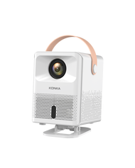 KONKA H4pro โปรเจคเตอร์ ต่อ กับ มือถือ mini projector แบบพกพา โปรเจ็กเตอร์ขนาดเล็ก YouTube Netflix