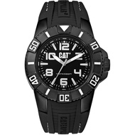 Caterpillar CAT Watches LD.111.21.122 Men's Watch BONDI 45mm Silicone Strap Black White *Original