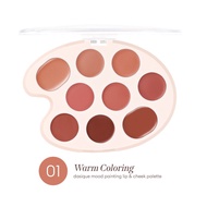 dasique Mood Painting Lip & Cheek Palette #เดซีค พาเลตต์ลิป ปัดแก้ม Painting