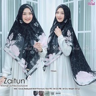 ORIGINAL New Jilbab Kerudung Hijab Khimar Instan Ceruty Babydoll 2 Dua Layer Polos Motif Super Syar'