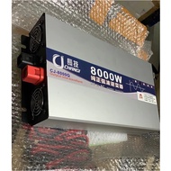 รุ่นใหม่ อินเวอร์เตอร์เพียวซาย 8000w 12/24v/48v จอดิจิตอล แถมสาย CJ Inverter pure sinewave เครื่องแป