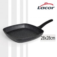 Lacor - 西班牙Lacor︱Java 系列 三層鑄鋁防刮不沾牛扒煎鍋 28cm