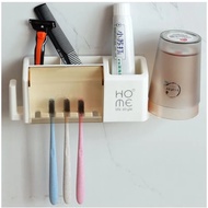 M1 Wall-mounted toothbrush and toothpaste shelf without drilling screws, beautiful product m2