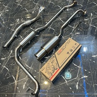 Full system exhaust Honda Jazz GE8 Muffler Espenation prodrag series - full system exhaust Jazz GE8