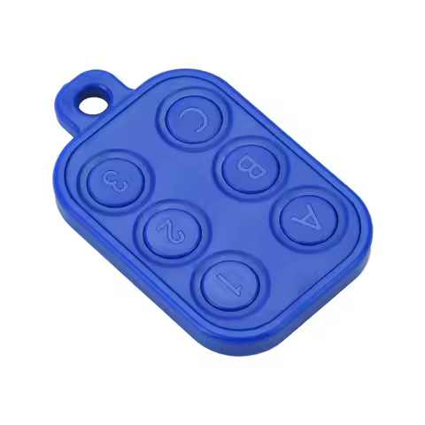 6 in 1 RFID Multiple Keyfob 125khz 13.56MHZ T5577 EM Writable IC 13.56Mhz M1k S50 UID changeable CUI