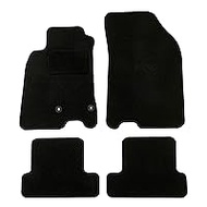 DBS - Car mats - Tailor-made for Megane 3 - With fixing clips - Non-slip mats - 4 pieces