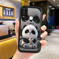 Cute Panda Phone Case For VIVO Y17 Y15 Y12 Y12i Y3S 1901 1902 1904 Y7S S1 Protector Shockproof Soft 