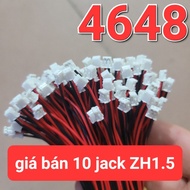 10 ZH1.5 jacks, small jacks, 10cm long, 2pin type