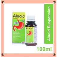 Ubat Kunyah Gas Angin Perut Kembung Sakit Gastrik Alucid Suspension 100ml