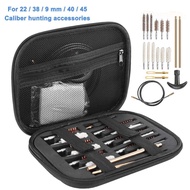 19 Pcs/set Tactical Gun Cleaning Kit Universal Handgun Pistol Brush Tool for 22/38/ 9mm/40mm/45mm Ca