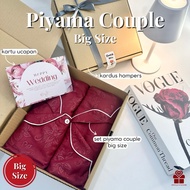 Hampers Wedding Piyama Couple Bigsize Set | Piyama Couple Jumbo |  Kado Pernikahan | Anniversary Pas