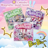 LABUBU Magnetic Quiet Book Kawaii DIY Sticker Book Magnetic Puzzle Sticker Book DIY Educational Toys