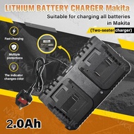 NAIXIKA Makita 21V Battery Charger 2A Dual Port Multi-Purpose Battery Charger for Drills with Batter