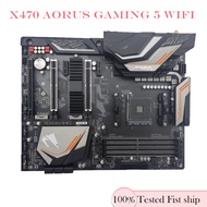 For X470 AORUS GAMING 5 WIFI Motherboard 64GB HDMI M.2 Socket AM4 DDR4 ATX X470 Mainboard Tested OK
